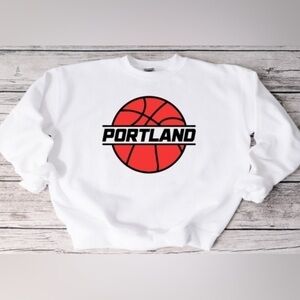 Portland Trailblazers Basketball Crewneck